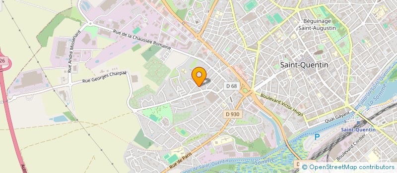 localisation de l'entreprise MONSIEUR JEAN PIERRE SUEUR à SAINT-QUENTIN