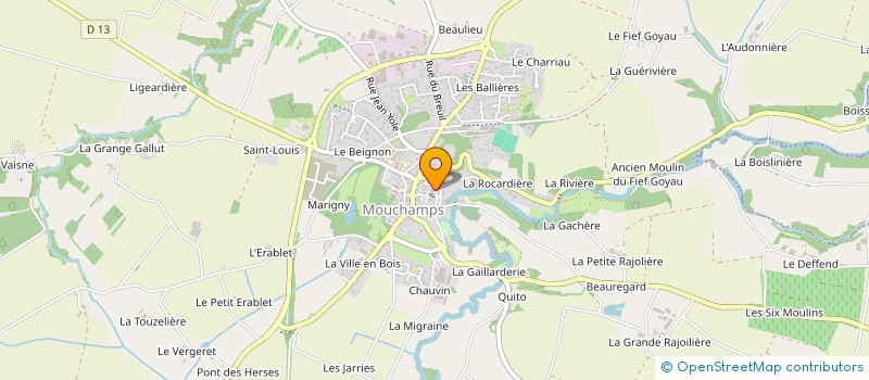 localisation de l'entreprise MONSIEUR JEAN-PIERRE SUIRE à MOUCHAMPS