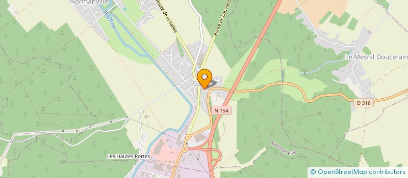 localisation de l'entreprise MONSIEUR JEAN-PIERRE SUREST  NORMANVILLE