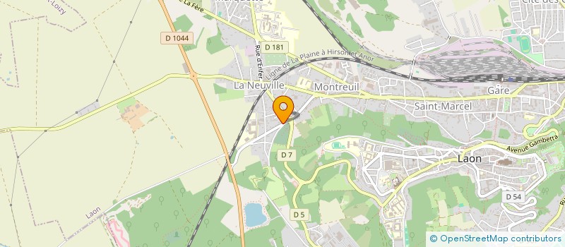 localisation de l'entreprise MONSIEUR JEAN-PIERRE SZYMANIAK  LAON