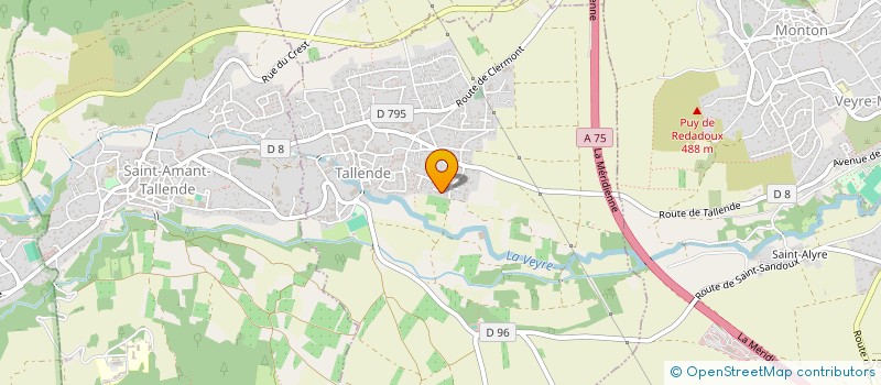 localisation de l'entreprise MONSIEUR JEAN-PIERRE TABARDIN  TALLENDE