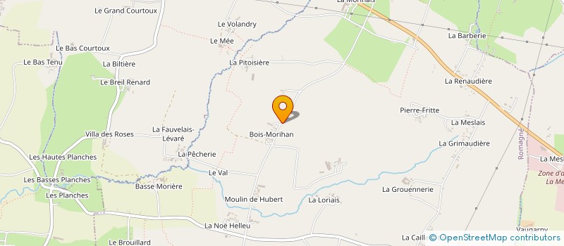 localisation de l'entreprise MONSIEUR JEAN-PIERRE TANCEREL  ROMAGNE