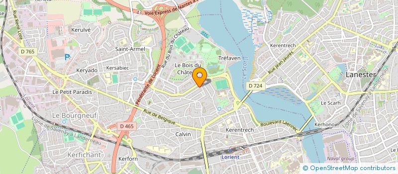 localisation de l'entreprise MONSIEUR JEAN-PIERRE TANGUY  LORIENT