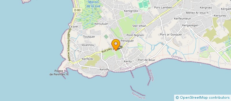 localisation de l'entreprise MONSIEUR JEAN-PIERRE TANGUY à PENMARCH