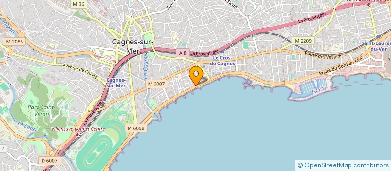 localisation de l'entreprise MONSIEUR JEAN-PIERRE TATRI à CAGNES-SUR-MER