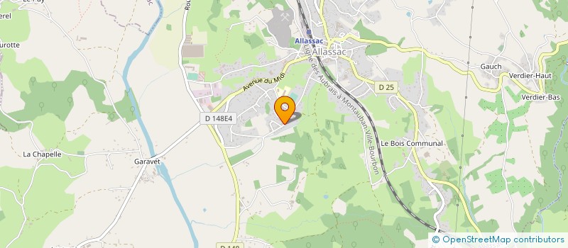 localisation de l'entreprise MONSIEUR JEAN PIERRE TAUNAY  ALLASSAC