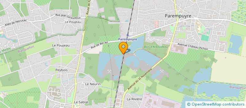 localisation de l'entreprise MONSIEUR JEAN-PIERRE TENEZE  LE PIAN MEDOC