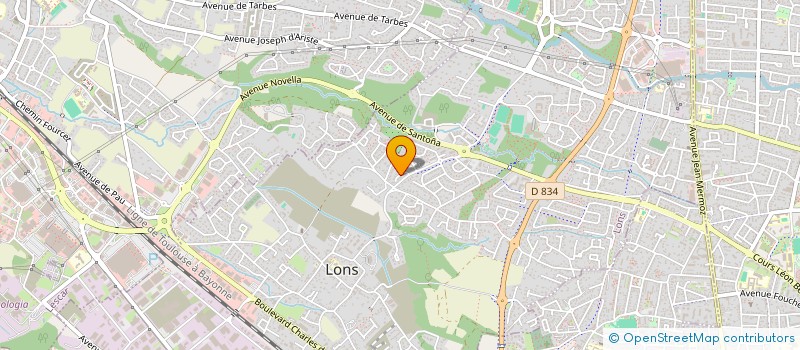 localisation de l'entreprise MONSIEUR JEAN-PIERRE THELOT  LONS