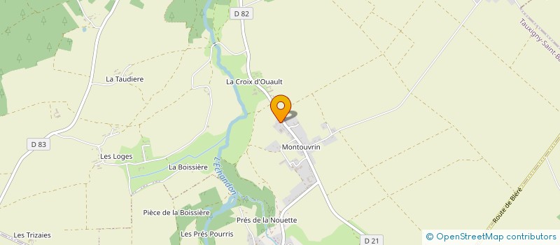 localisation de l'entreprise MONSIEUR JEAN PIERRE THIBAULT  TAUXIGNY-SAINT-BAULD