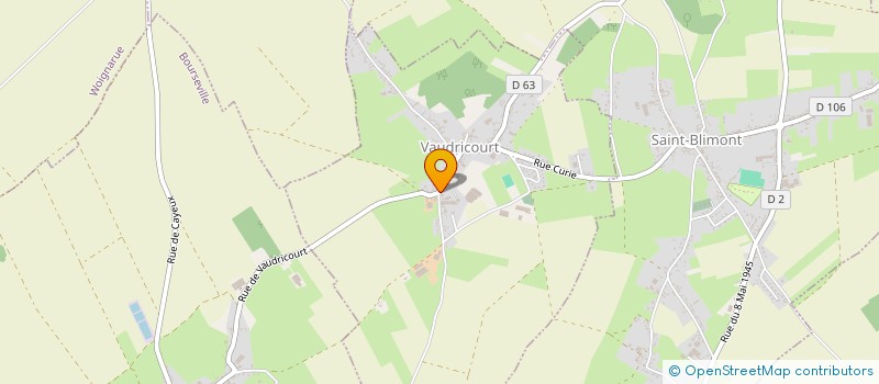 localisation de l'entreprise MONSIEUR JEAN-PIERRE THIEBAULT  VAUDRICOURT