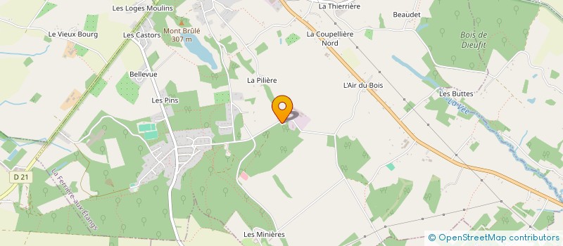 localisation de l'entreprise MONSIEUR JEAN-PIERRE THIERRY à LA FERRIERE AUX ETANGS