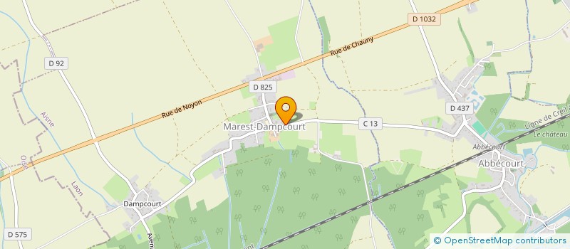 localisation de l'entreprise MONSIEUR JEAN-PIERRE THIERY  MAREST-DAMPCOURT
