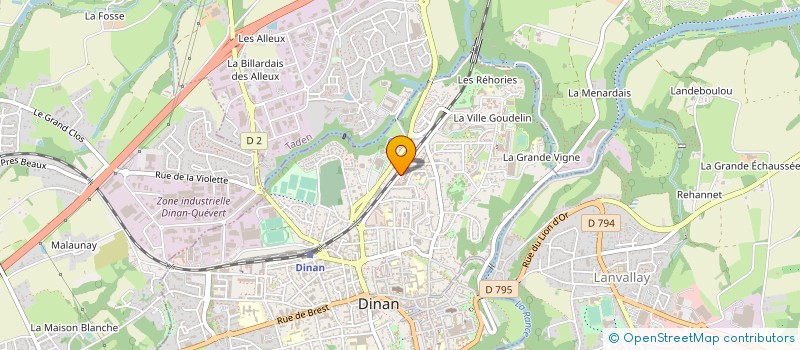 localisation de l'entreprise MONSIEUR JEAN-PIERRE THOMAS à DINAN