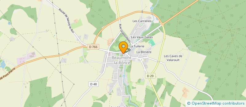 localisation de l'entreprise MONSIEUR JEAN-PIERRE TIRAND  ROUZIERS-DE-TOURAINE