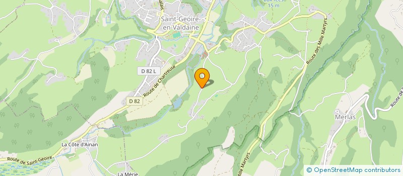 localisation de l'entreprise MONSIEUR JEAN-PIERRE TISSOT  SAINT-GEOIRE-EN-VALDAINE