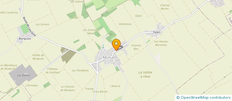 localisation de l'entreprise MONSIEUR JEAN-PIERRE TOUZEAU  MULSANS