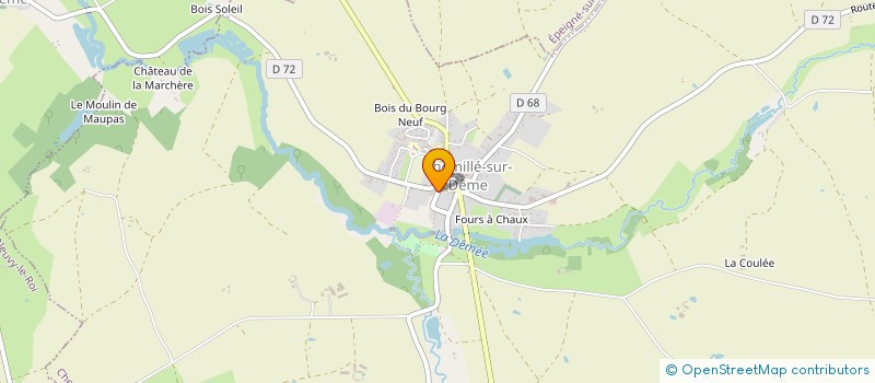 localisation de l'entreprise MONSIEUR JEAN-PIERRE TREINS  COTEAUX-SUR-LOIRE