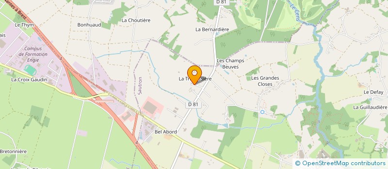localisation de l'entreprise MONSIEUR JEAN-PIERRE TRONSON à SAUTRON