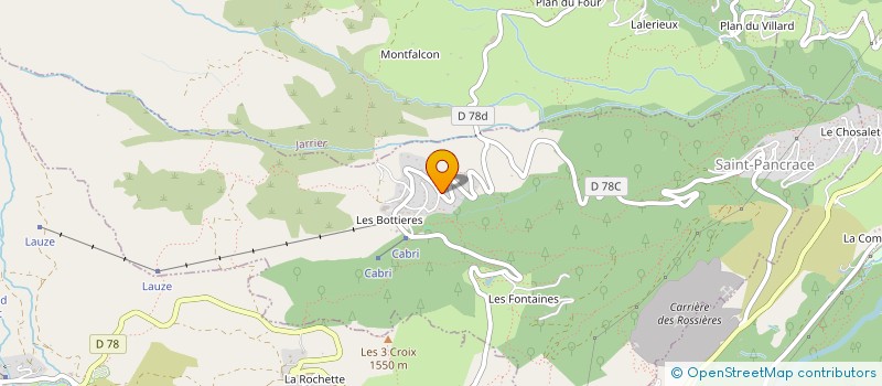 localisation de l'entreprise MONSIEUR JEAN-PIERRE TRUCHET à SAINT-PANCRACE