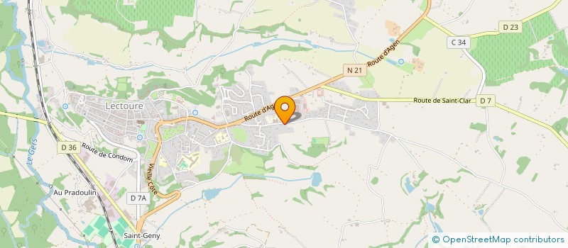 localisation de l'entreprise MONSIEUR JEAN PIERRE TRUPIN  LECTOURE