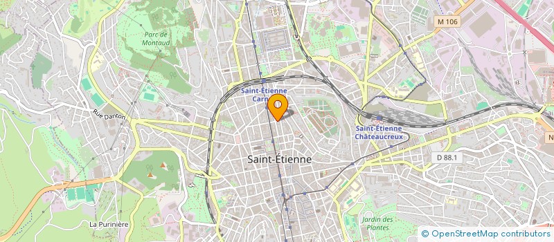 localisation de l'entreprise MONSIEUR JEAN-PIERRE TUCCERI  SAINT-ETIENNE