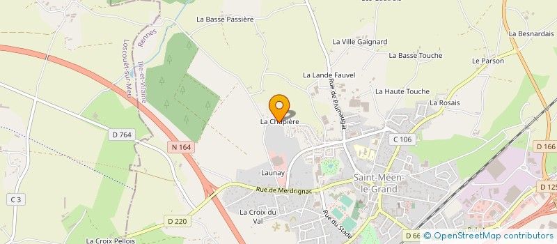 localisation de l'entreprise MONSIEUR JEAN-PIERRE TULOUP  SAINT-MEEN-LE-GRAND