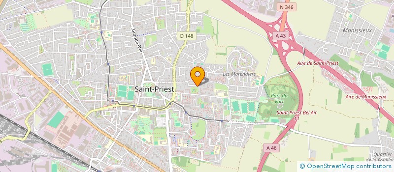 localisation de l'entreprise MONSIEUR JEAN-PIERRE TURATI  SAINT-PRIEST