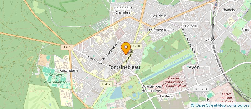 localisation de l'entreprise MONSIEUR JEAN-PIERRE TURPIN à FONTAINEBLEAU
