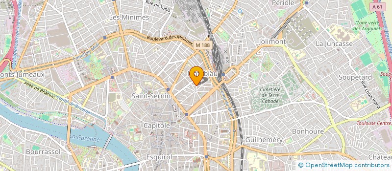 localisation de l'entreprise MONSIEUR JEAN-PIERRE TURZO à TOULOUSE