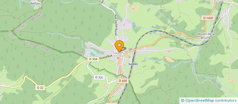 localisation de l'entreprise MONSIEUR JEAN PIERRE UNTERBERGER  COLROY-LA-ROCHE