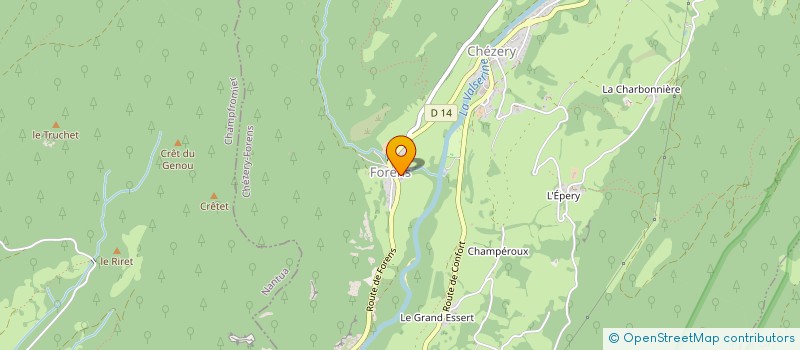 localisation de l'entreprise MONSIEUR JEAN-PIERRE VACHER  LELEX