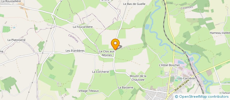 localisation de l'entreprise MONSIEUR JEAN-PIERRE VADET à CERENCES