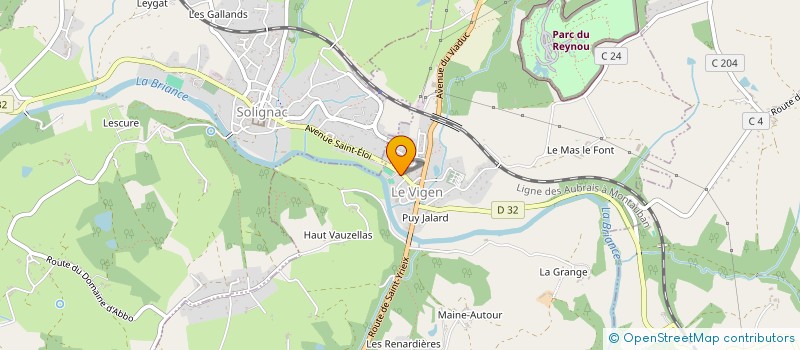 localisation de l'entreprise MONSIEUR JEAN-PIERRE VALETTE  LE VIGEN