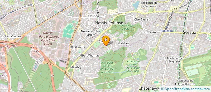 localisation de l'entreprise MONSIEUR JEAN PIERRE VALOT  LE PLESSIS-ROBINSON