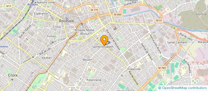 localisation de l'entreprise MONSIEUR JEAN-PIERRE VANDERSTRAETEN à ROUBAIX