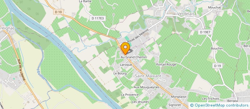 localisation de l'entreprise MONSIEUR JEAN-PIERRE VANOVERFELD  SAINT-MAIXANT
