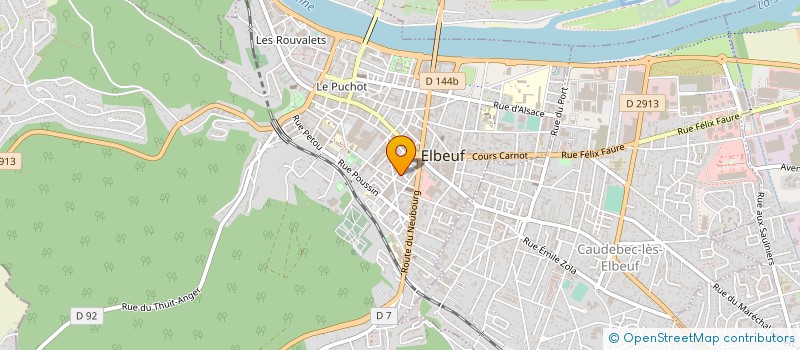 localisation de l'entreprise MONSIEUR JEAN-PIERRE VASSELIN  ELBEUF