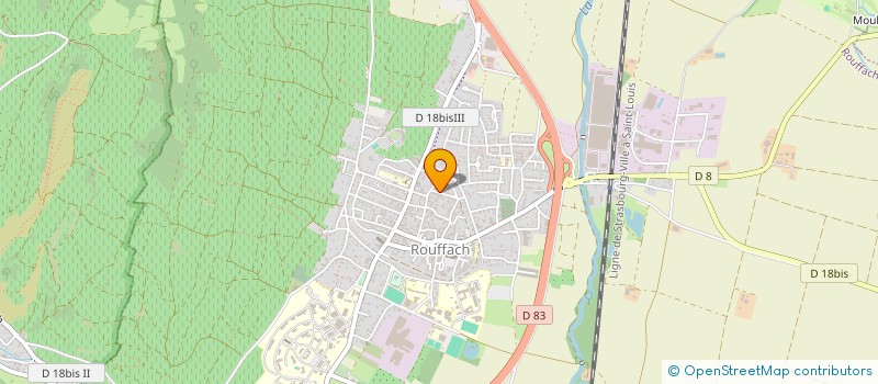 localisation de l'entreprise MONSIEUR JEAN-PIERRE VAUDIN  MULHOUSE