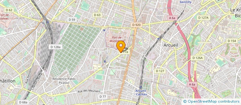 localisation de l'entreprise MONSIEUR JEAN-PIERRE VERITE à BAGNEUX