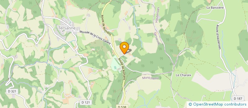 localisation de l'entreprise MONSIEUR JEAN-PIERRE VERNET  TERSANNE