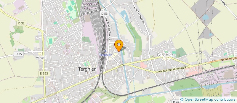 localisation de l'entreprise MONSIEUR JEAN-PIERRE VESPUCE  TERGNIER