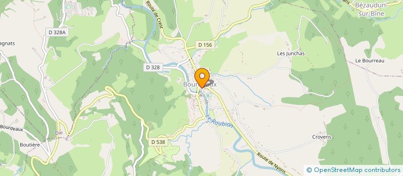 localisation de l'entreprise MONSIEUR JEAN-PIERRE VETTORELLO  BOURDEAUX