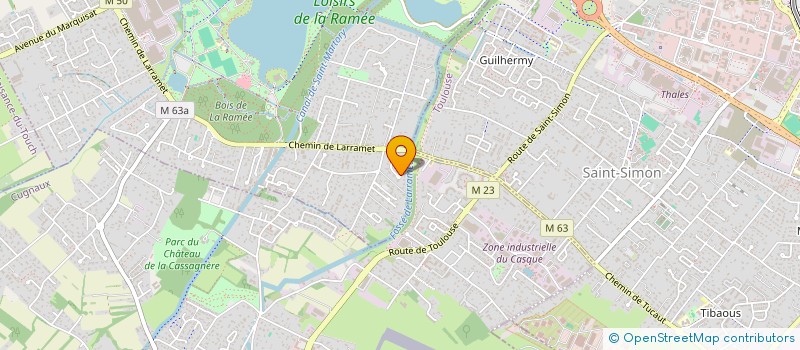 localisation de l'entreprise MONSIEUR JEAN-PIERRE VEYRAC à TOURNEFEUILLE