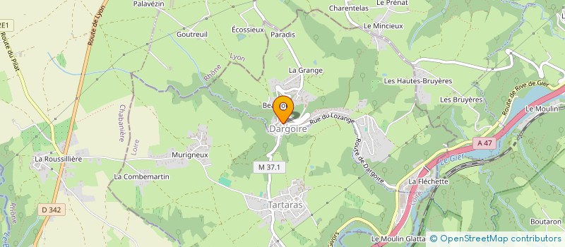 localisation de l'entreprise MONSIEUR JEAN PIERRE VEYRENCHE  DARGOIRE