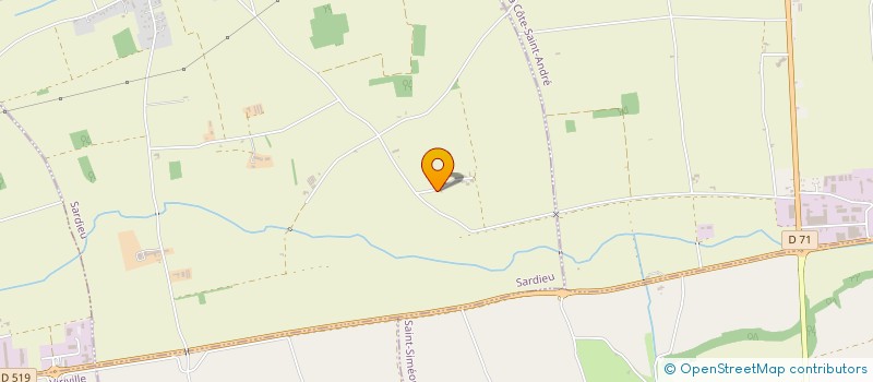 localisation de l'entreprise MONSIEUR JEAN-PIERRE VEYRON  SARDIEU
