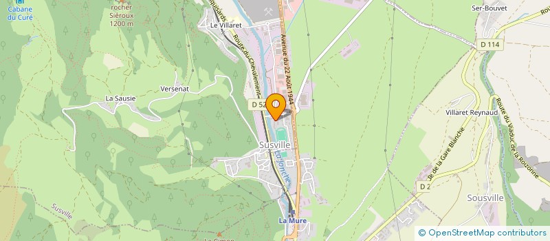 localisation de l'entreprise MONSIEUR JEAN-PIERRE VEYSSELIER  LA MURE