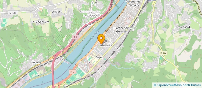 localisation de l'entreprise MONSIEUR JEAN-PIERRE VIGNEUX à VIENNE