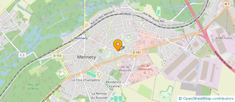 localisation de l'entreprise MONSIEUR JEAN-PIERRE VILAR à MENNECY