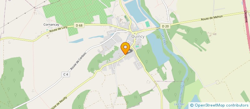 localisation de l'entreprise MONSIEUR JEAN-PIERRE VILPELLET  QUINCY