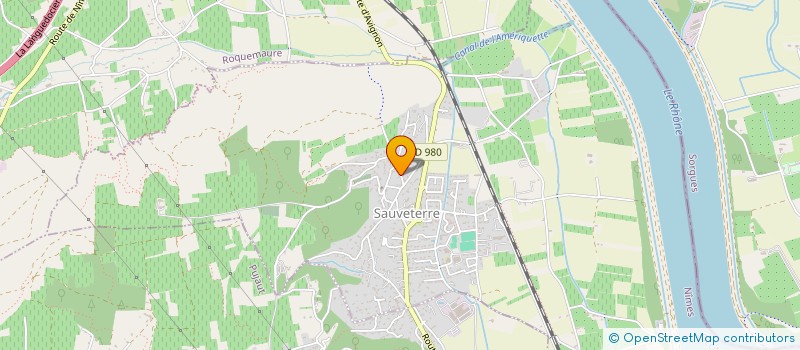 localisation de l'entreprise MONSIEUR JEAN PIERRE VINAL  SAUVETERRE